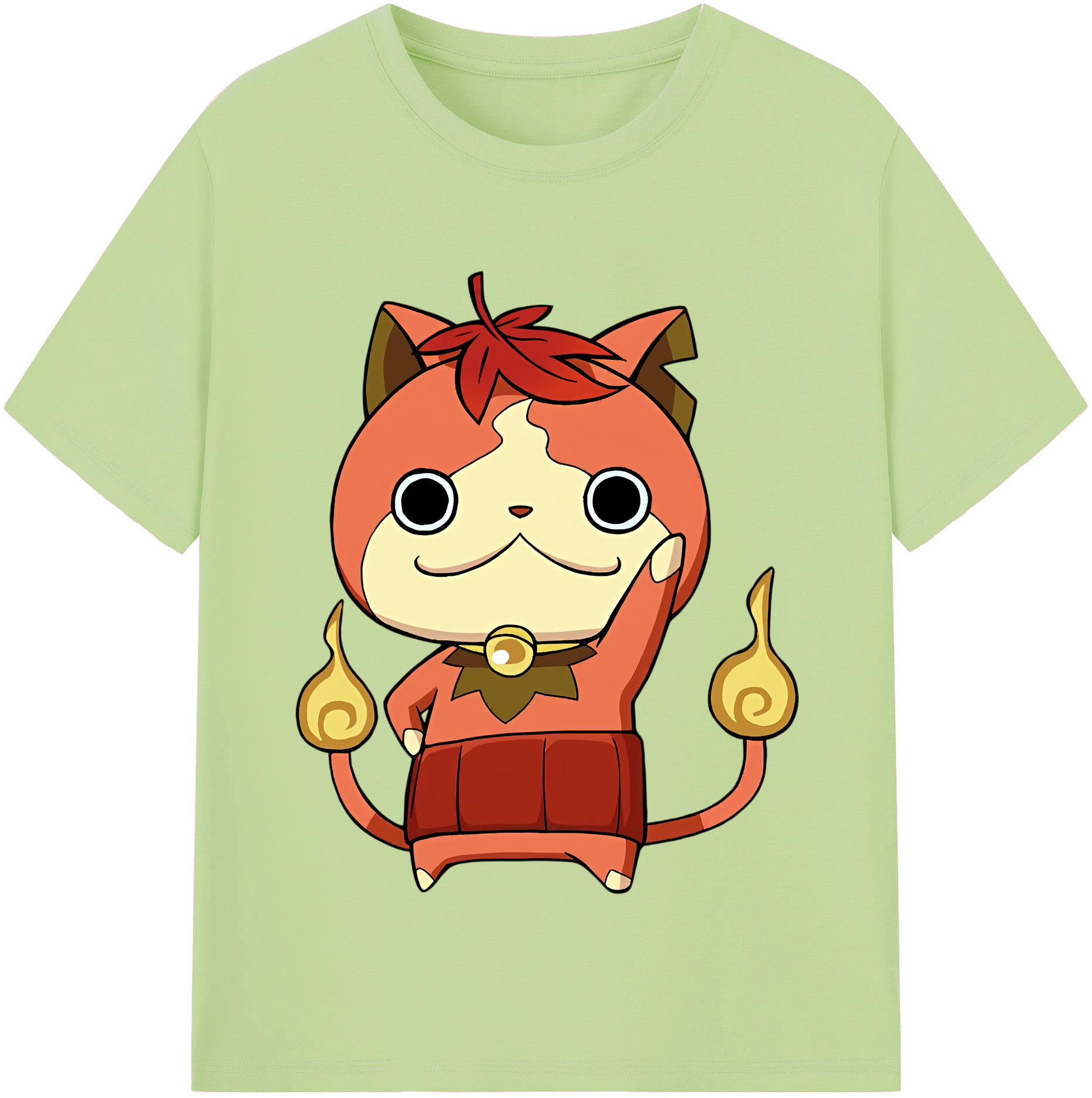 （画像用） 妖怪ウォッチ Yo-kai Watch 綿100％半袖Tシャツ（フロントプリント）